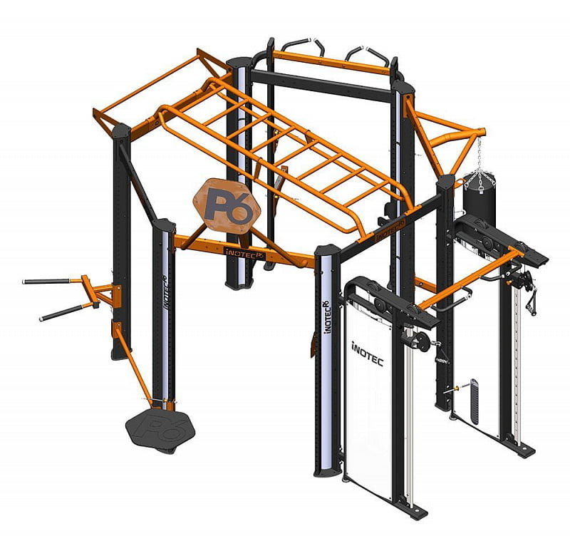 Профессиональный комплекс для групповых, функциональных, кросфит и workout тренировок Inotec P6 TOP