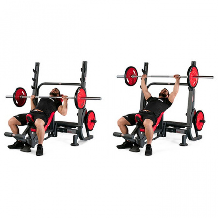 Олимпийская наклонная скамья Panatta (базовая версия) 1HP205B