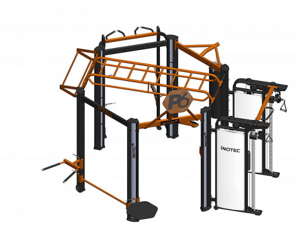 Профессиональный комплекс для групповых, функциональных, кросфит и workout тренировок Inotec P6 TOP